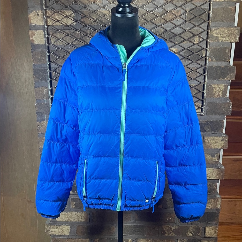 PWDR ROOM Made in Canada Blue Light Blue Puffer Jacket L